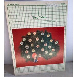 Tiny Trims Counted Cross Stitch Design Book By Lynne Warfield Leaflet 101
